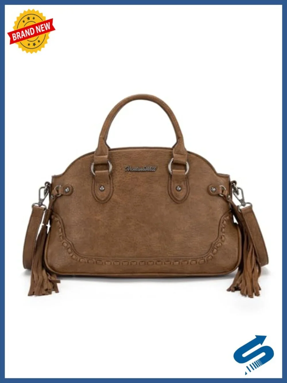 Fringe Satchel Handbags for Women Western Style Purse Tassel Shoulder Bag with